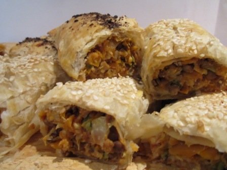 vegetarian sauasage rolls