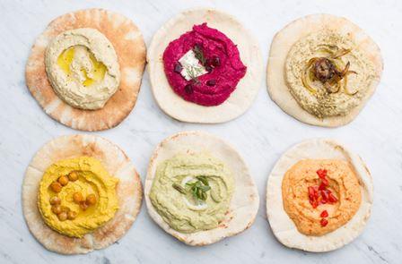 Almond Hummus varieties