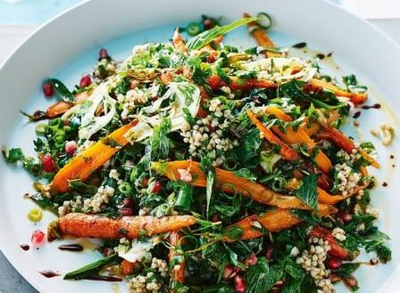 Harissa Corrot salad healing naturally