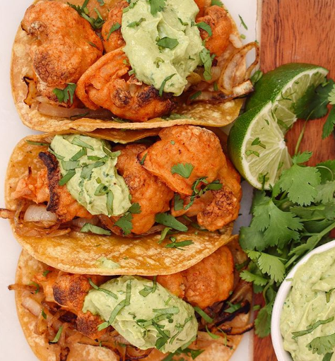 chipotle cauli tacos