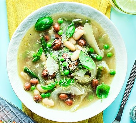 3 bean Spring Minestrone